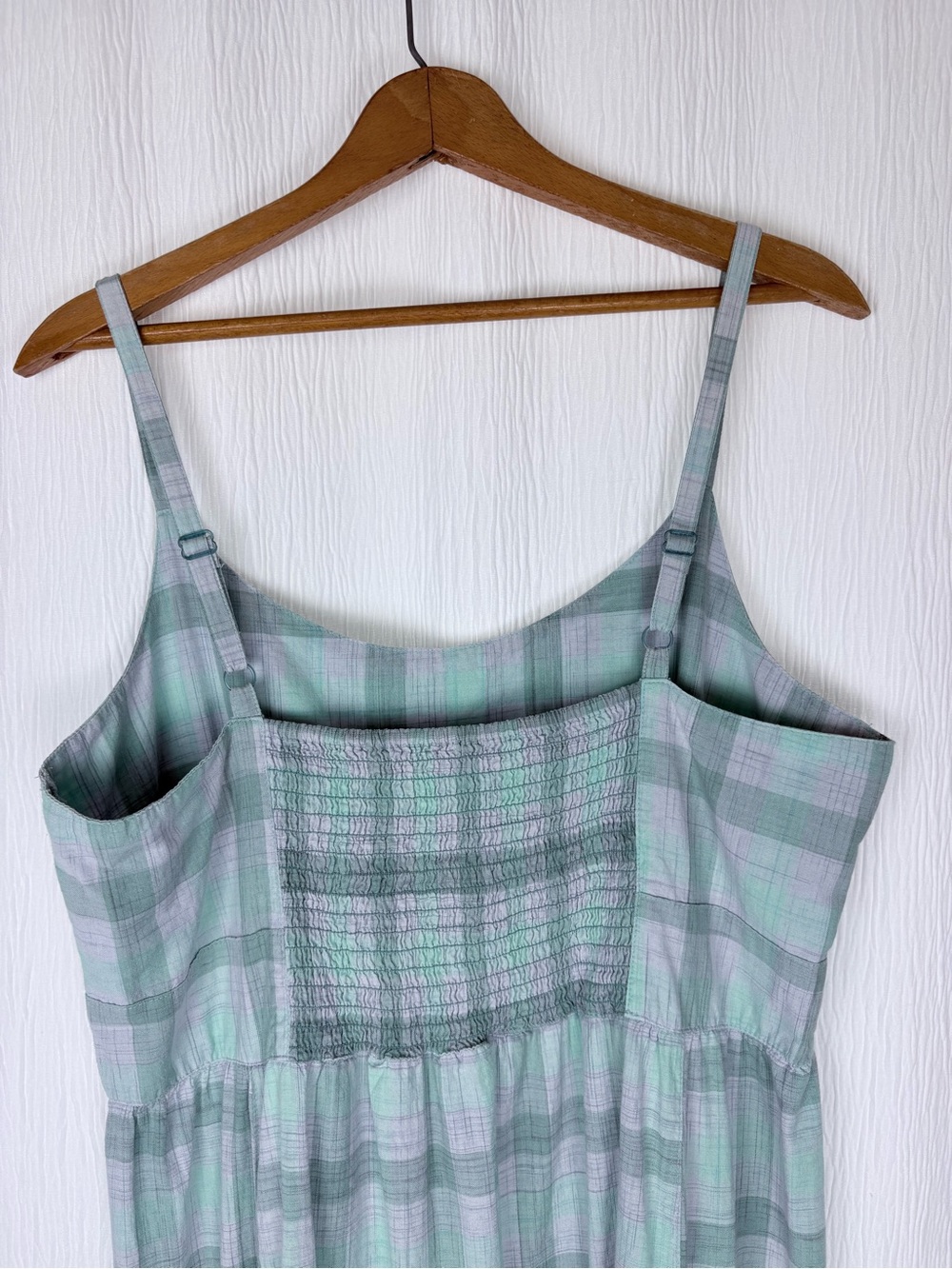 Horny Toad Organic Cotton Plaid Mini Dress, Size L - Picture 4 of 10